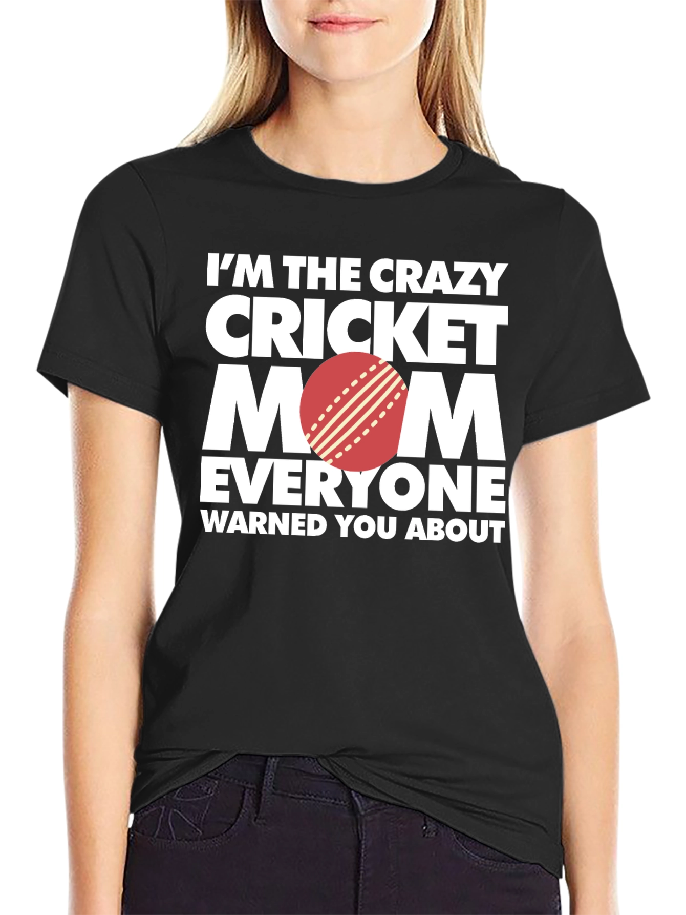 Crazy Cricket Mom T-Shirt