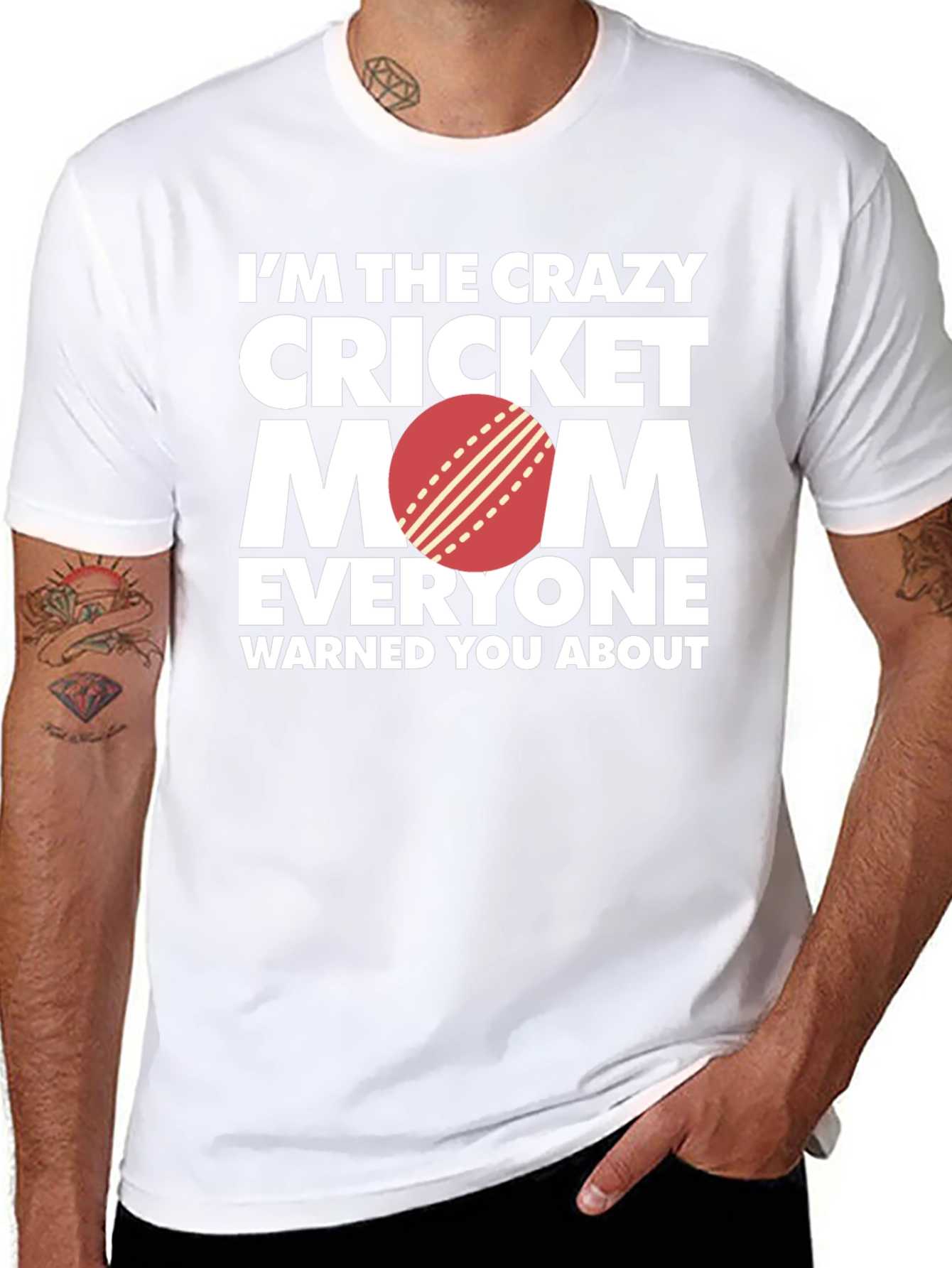 Crazy Cricket Mom T-Shirt