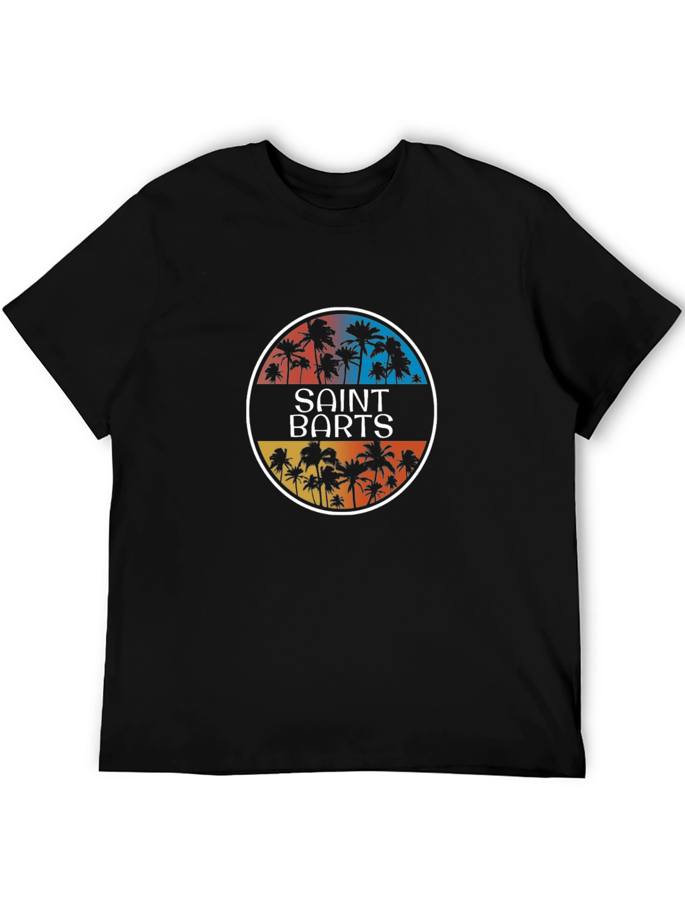 Saint Barts Palm Tee - Island Vibes