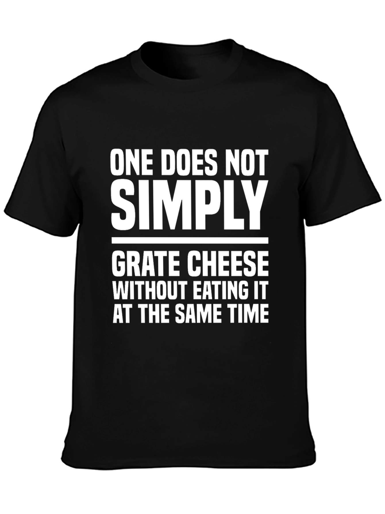 Funny Cheese Grater T-Shirt: Grate Cheese and Eat It!
