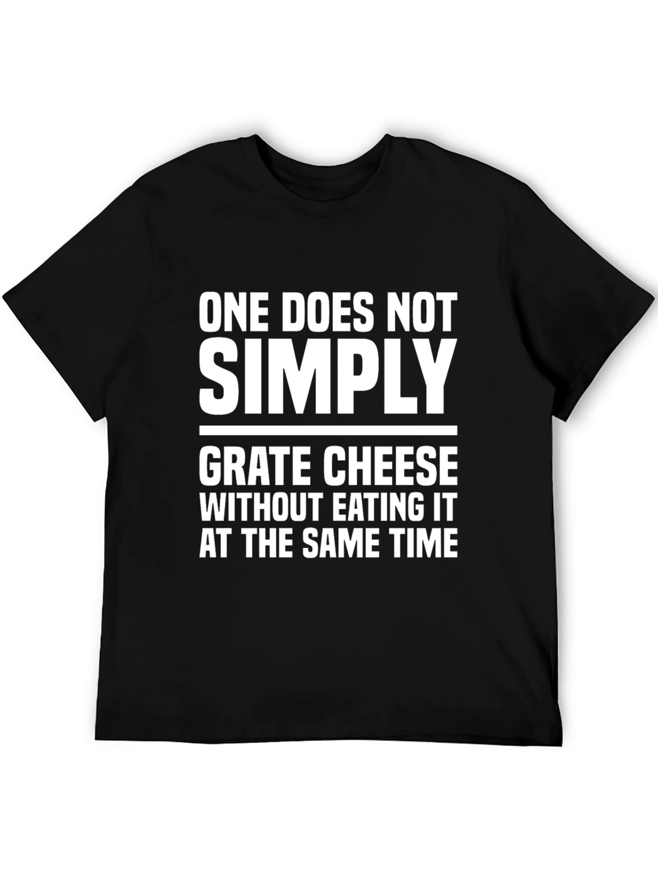 Funny Cheese Grater T-Shirt: Grate Cheese and Eat It!