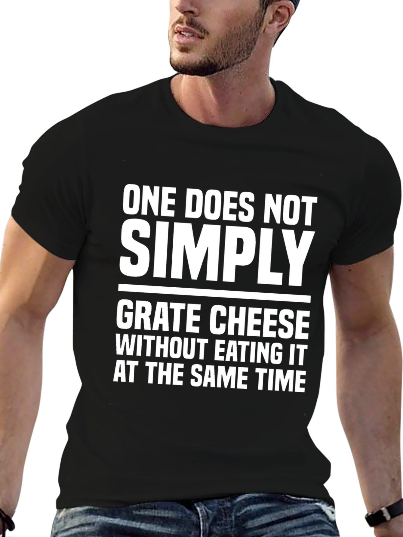 Funny Cheese Grater T-Shirt: Grate Cheese and Eat It!