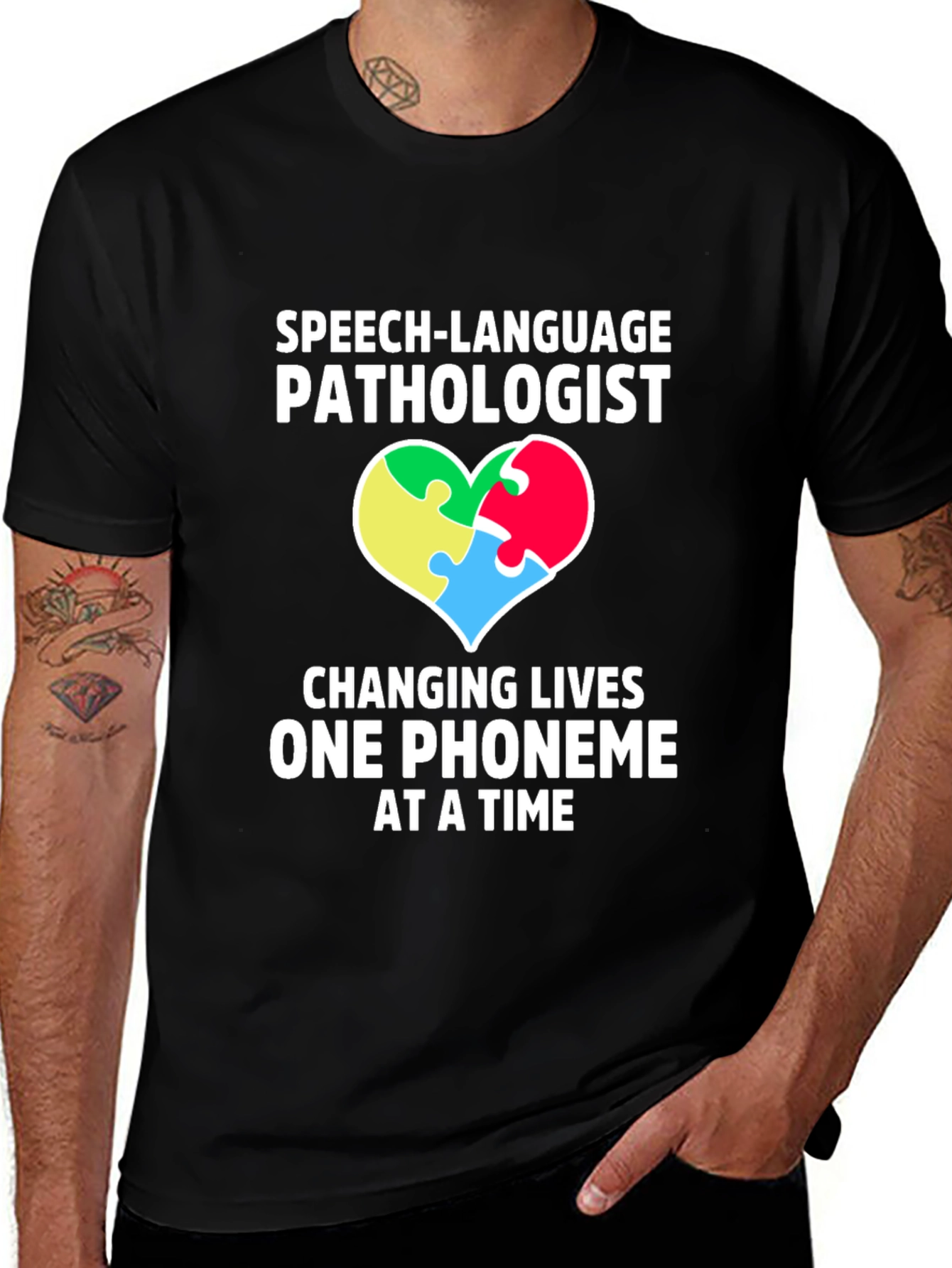 Speech Language Pathologist Tee: Changing Lives One Phoneme