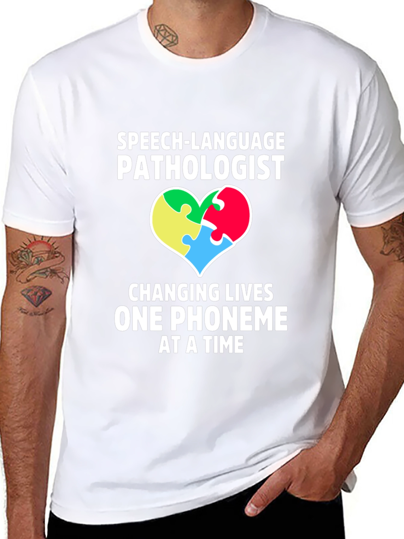 Speech Language Pathologist Tee: Changing Lives One Phoneme