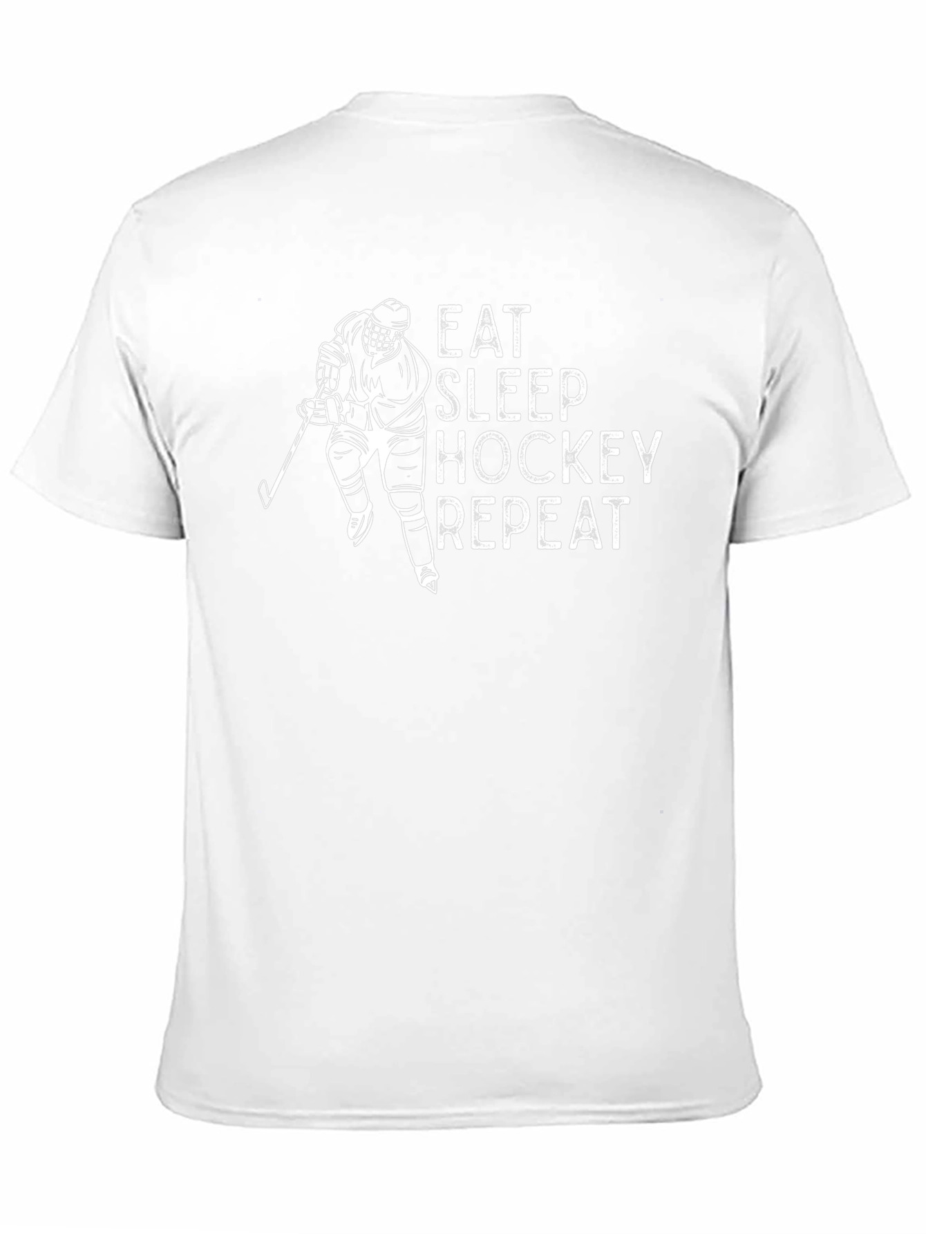 Eat Sleep Hockey Repeat Graphic Tee