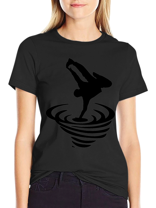 Black Breakdance Graphic Tee - Stylish Mens T-Shirt