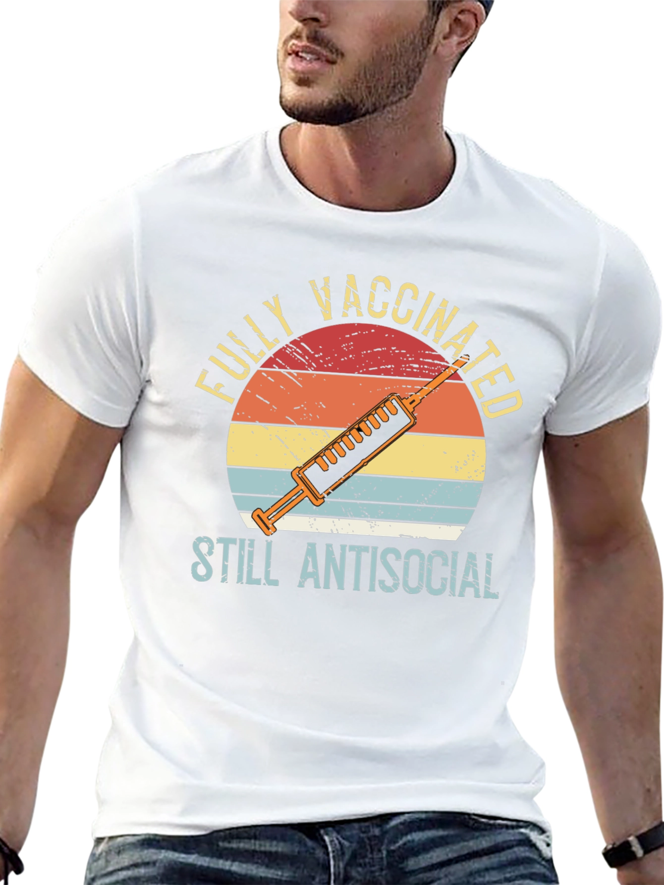 Fully Vaccinated Still Antisocial T-Shirt