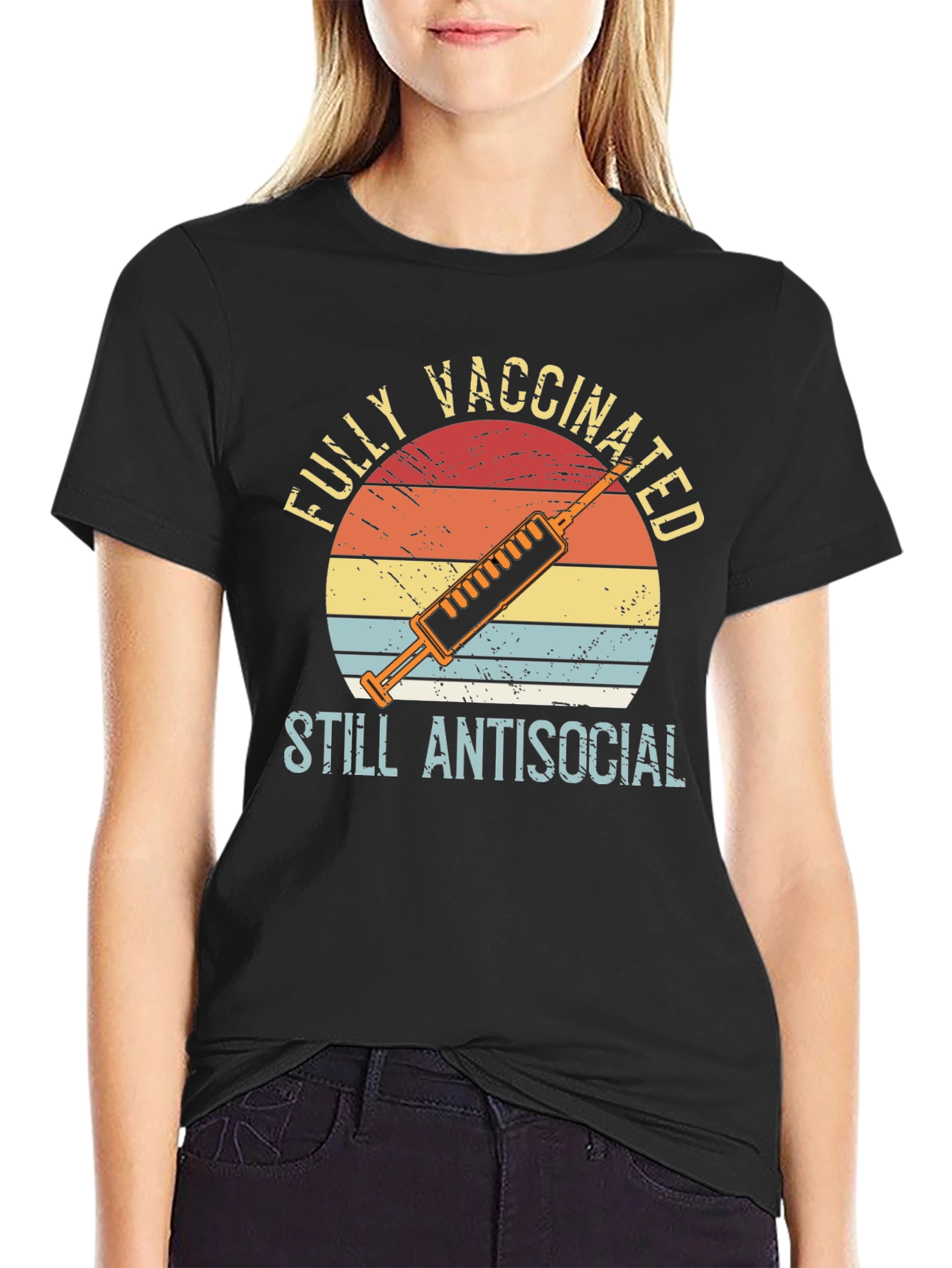 Fully Vaccinated Still Antisocial T-Shirt