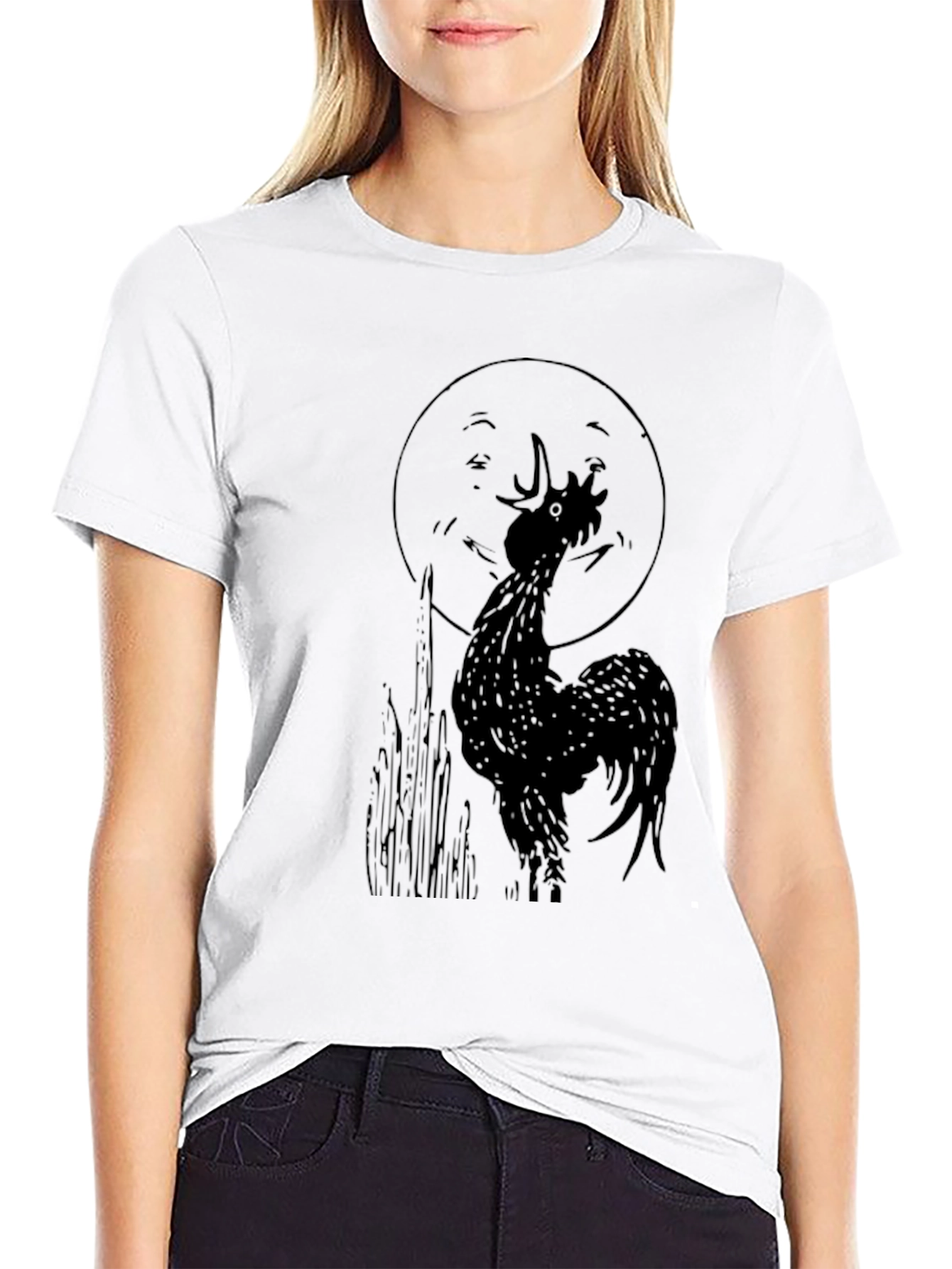 Black Rooster Graphic Tee