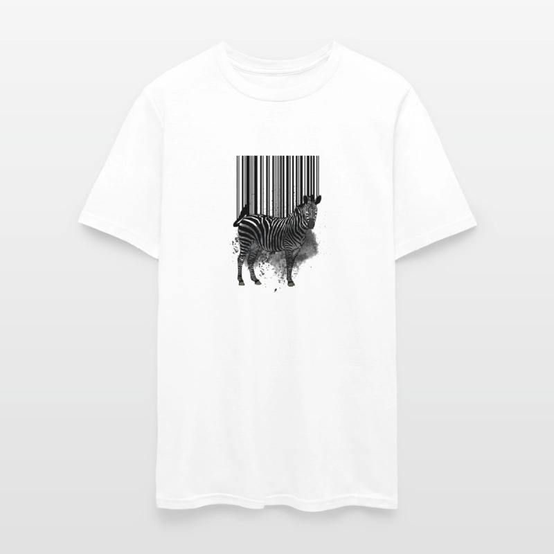 Zebra Barcode Distressed Equidae Stripes Animal