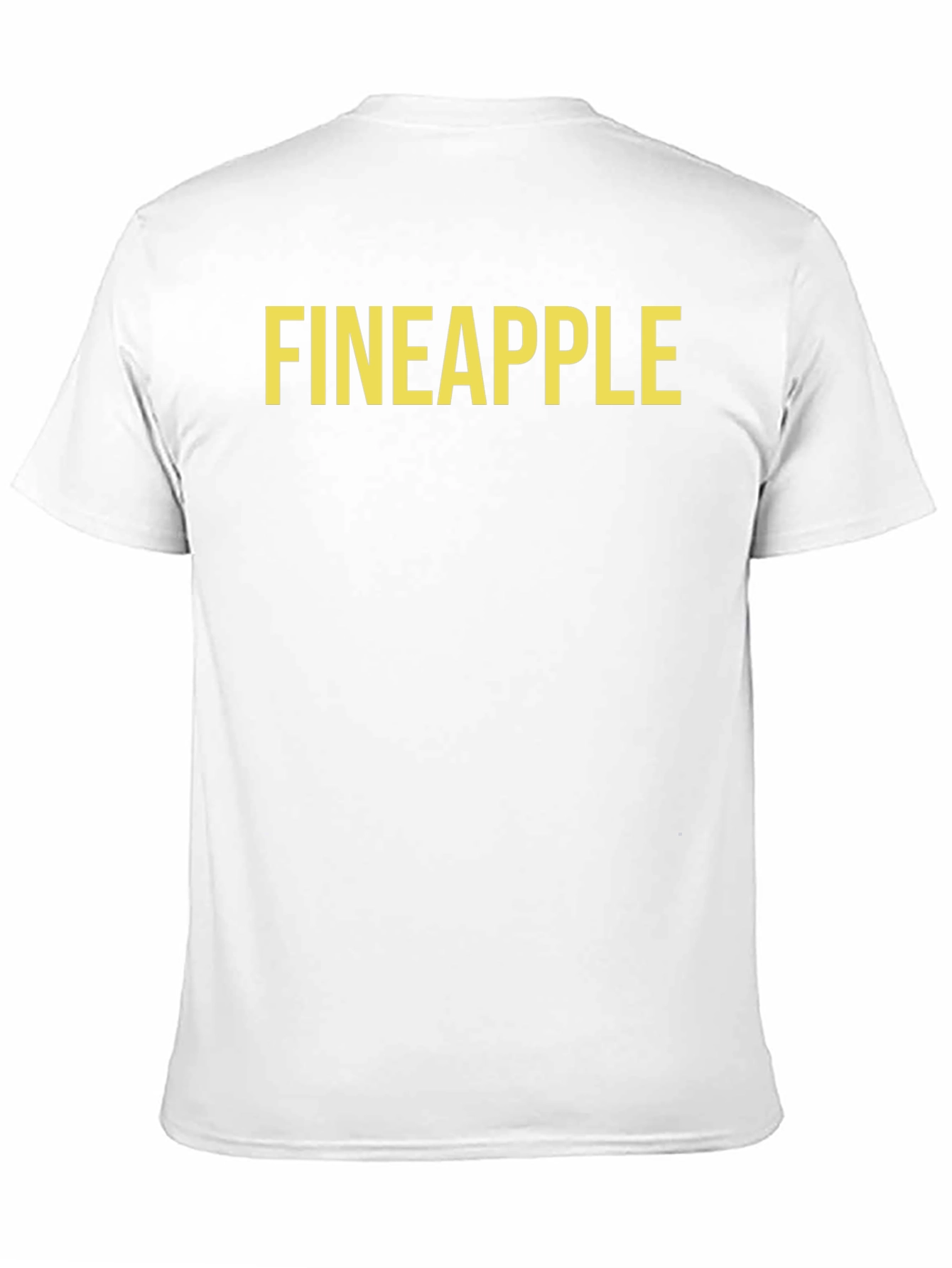 Fineapple Graphic Tee - Black Cotton Blend T-Shirt