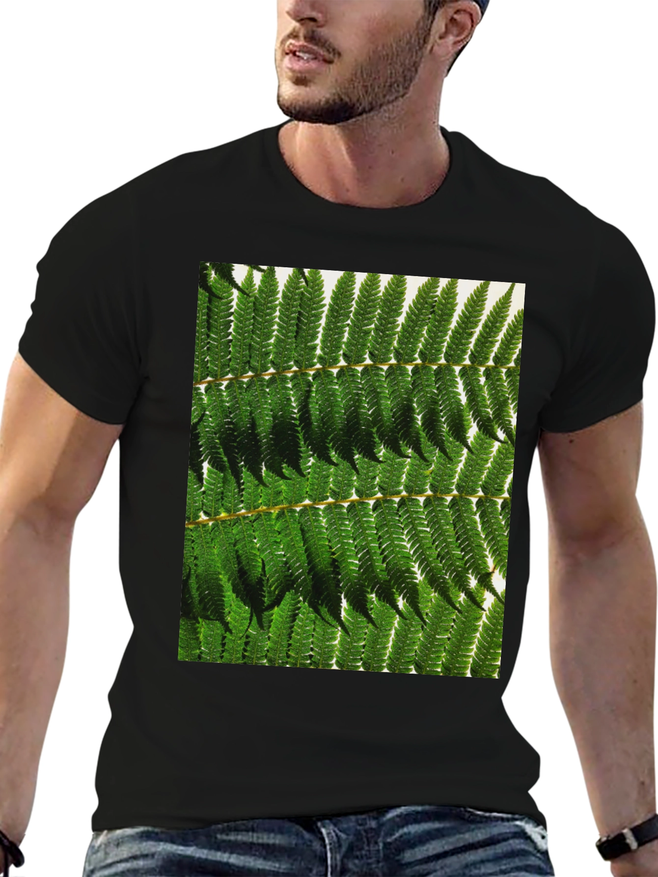 Fern Print Tee - Nature Inspired Design