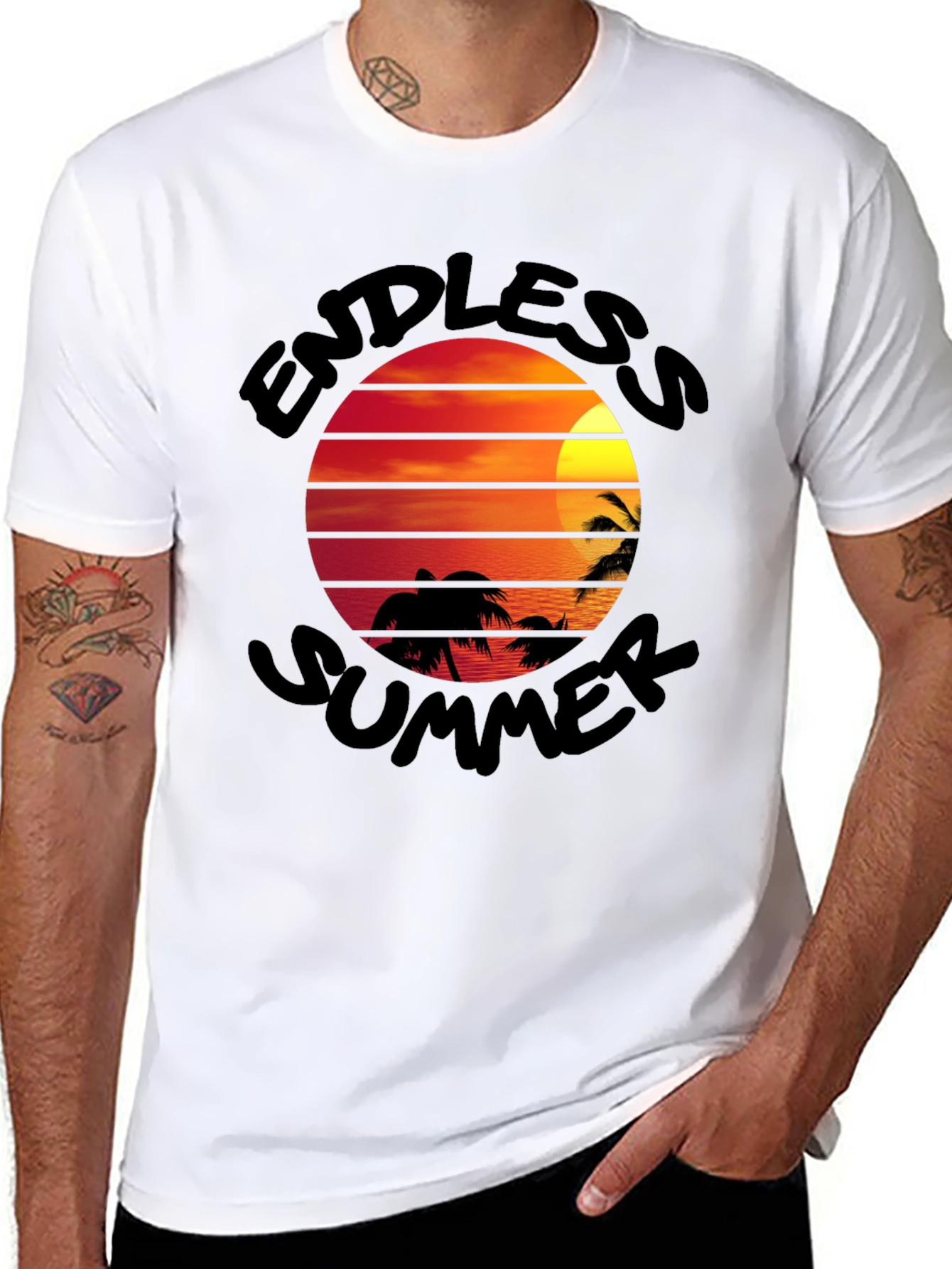 Endless Summer Black T-Shirt