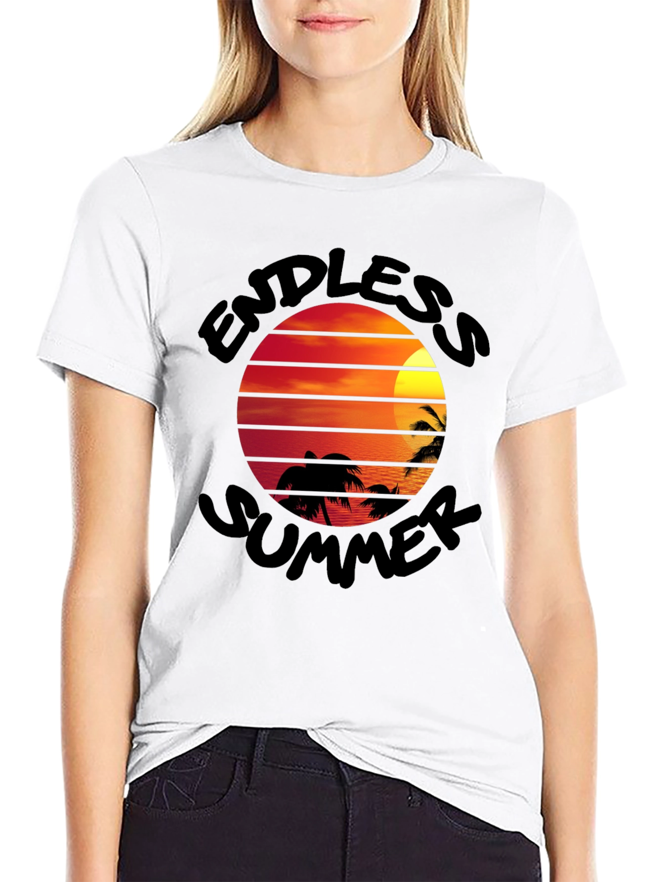Endless Summer Black T-Shirt