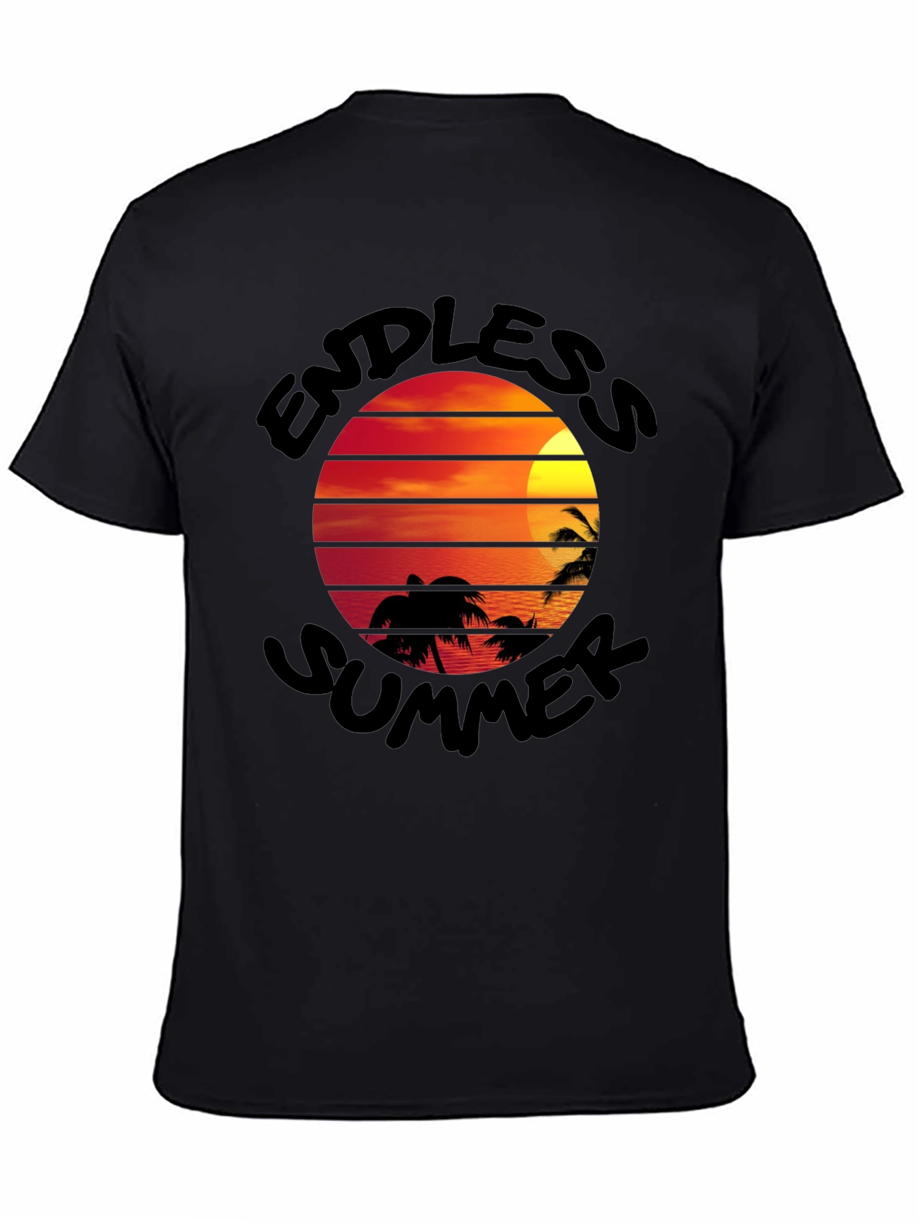 Endless Summer Black T-Shirt