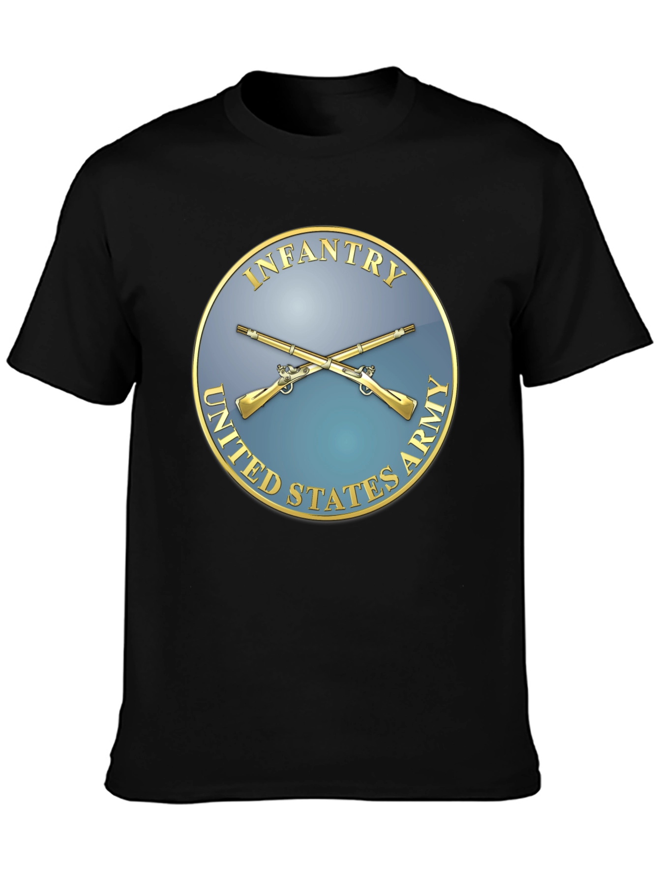 US Army Infantry T-Shirt Black