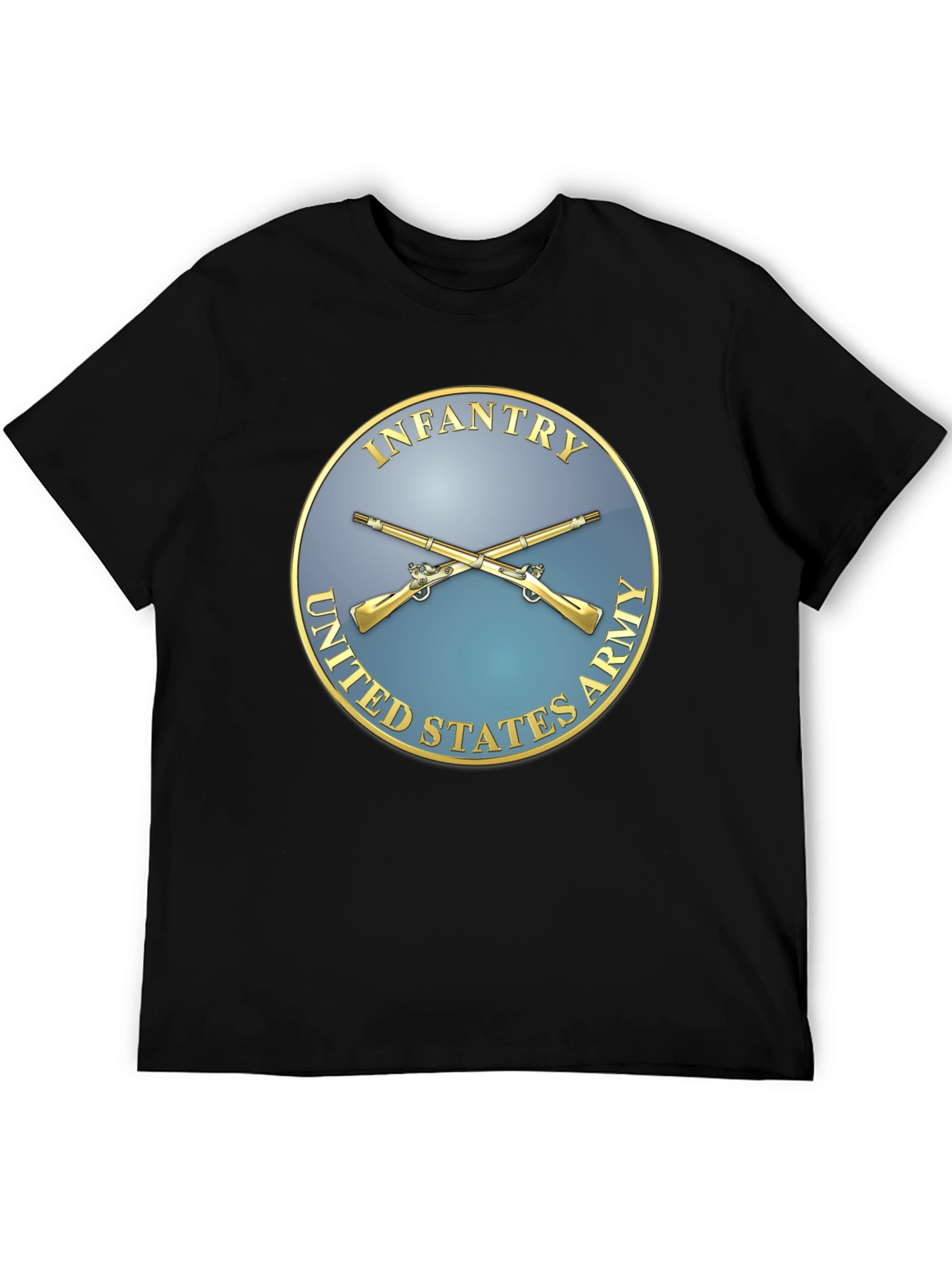 US Army Infantry T-Shirt Black