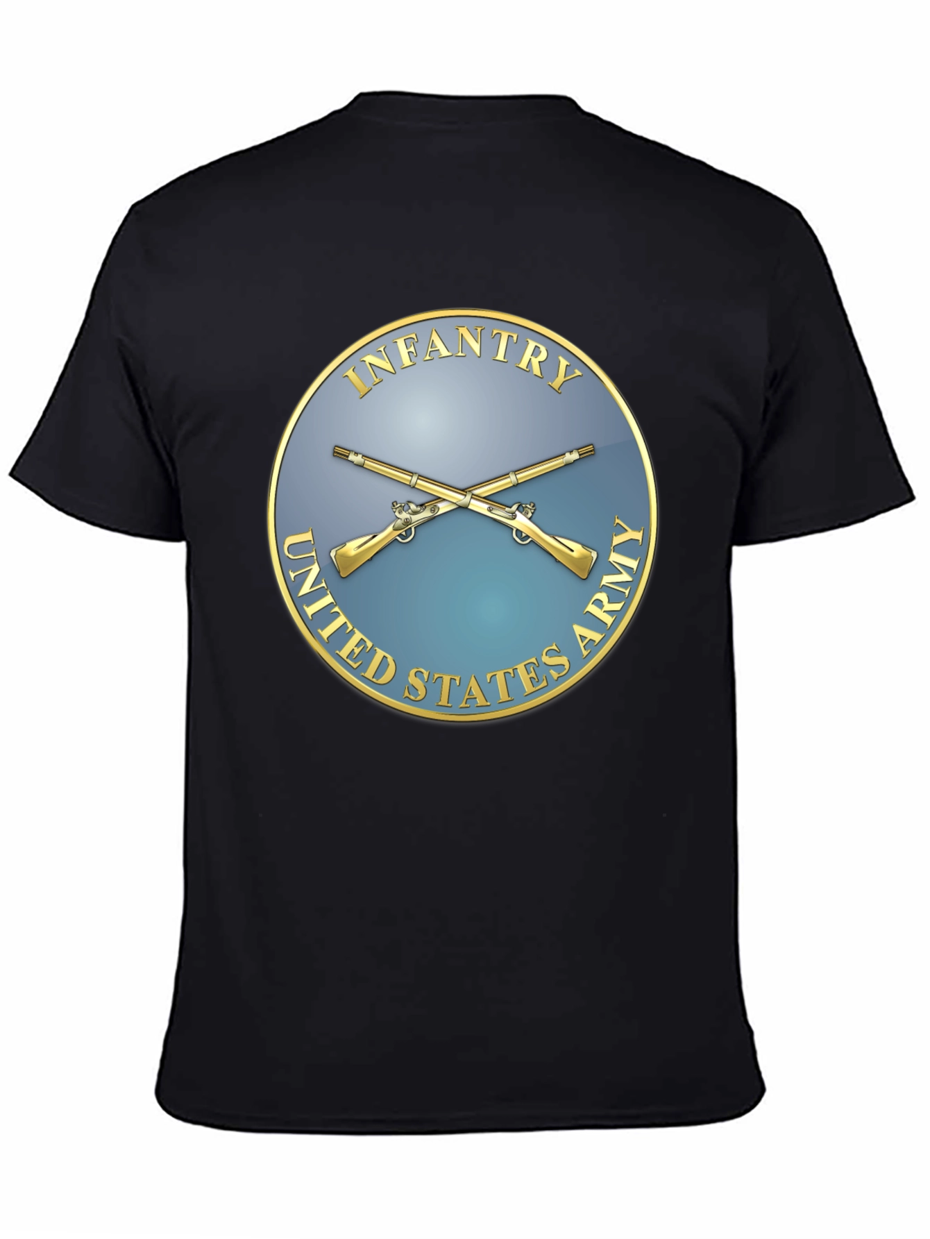 US Army Infantry T-Shirt Black