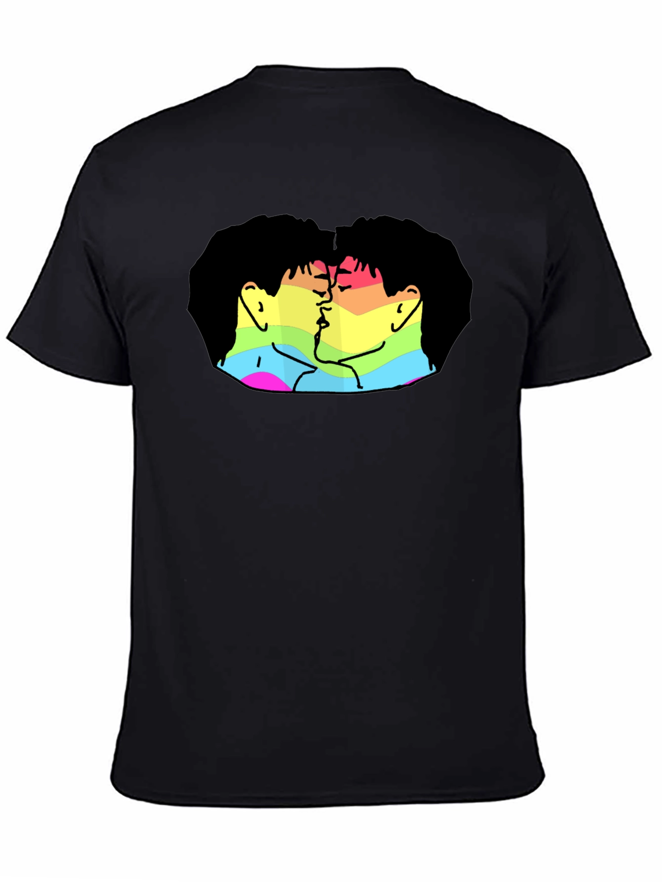 Pride Kiss Graphic Tee - Soft Cotton Blend