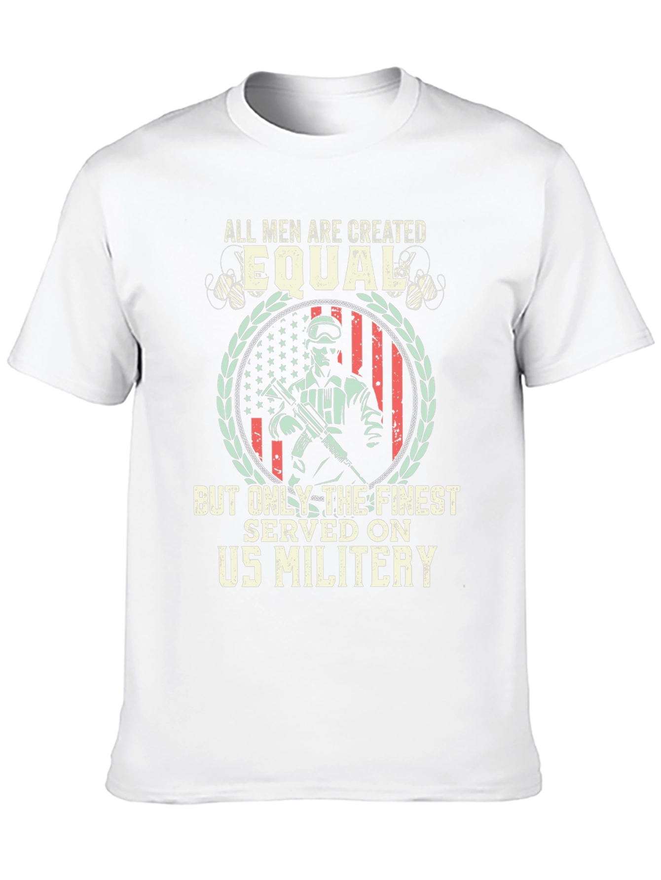 US Military Finest Served Graphic Tee