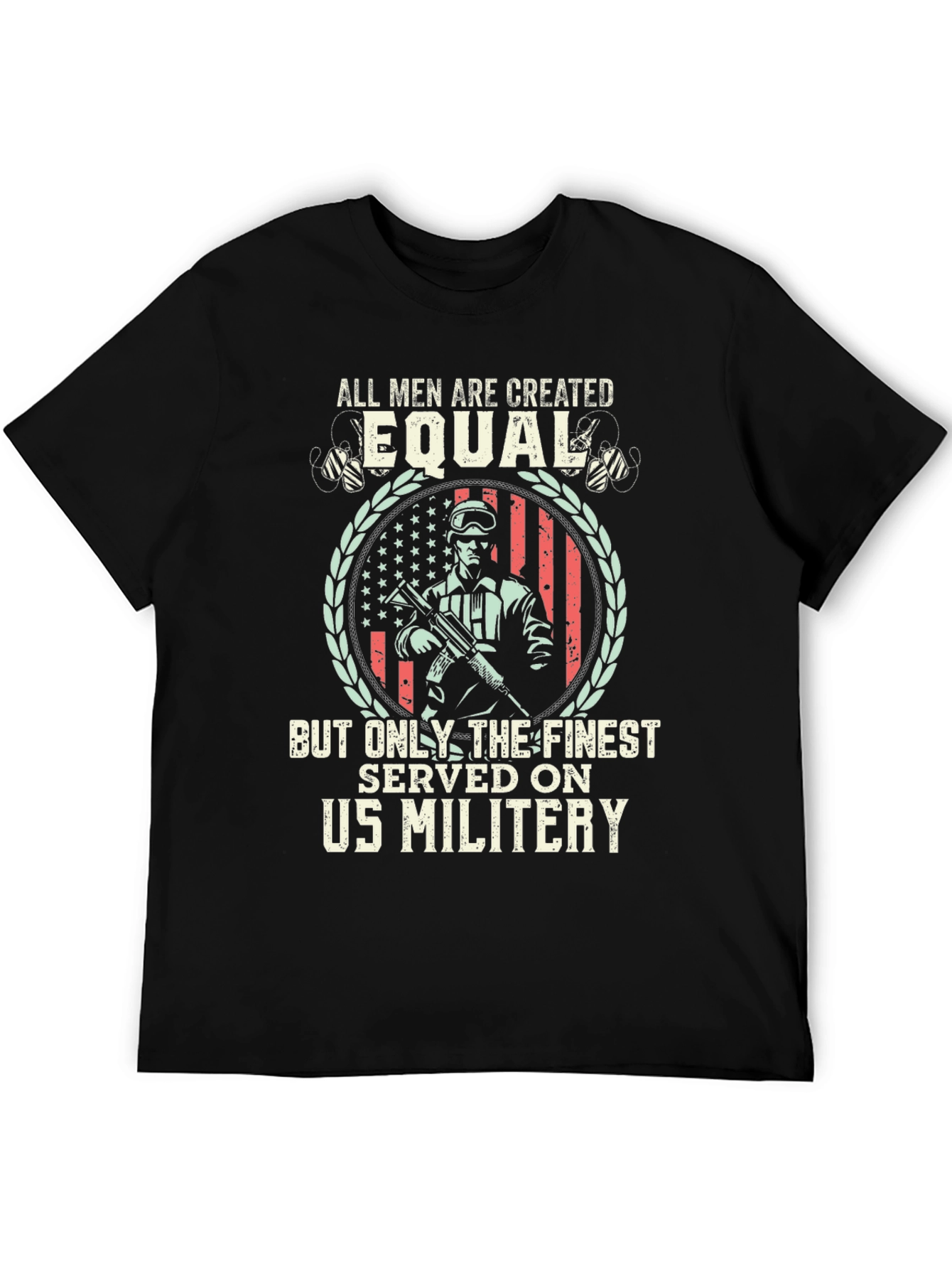 US Military Finest Served Graphic Tee